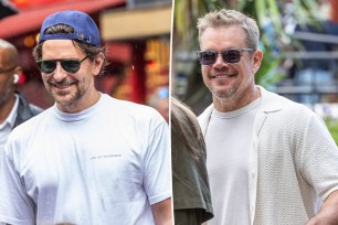 Bradley Cooper and Matt Damon split image.