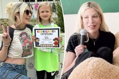 Tori Spelling pictured with her son, Beau.