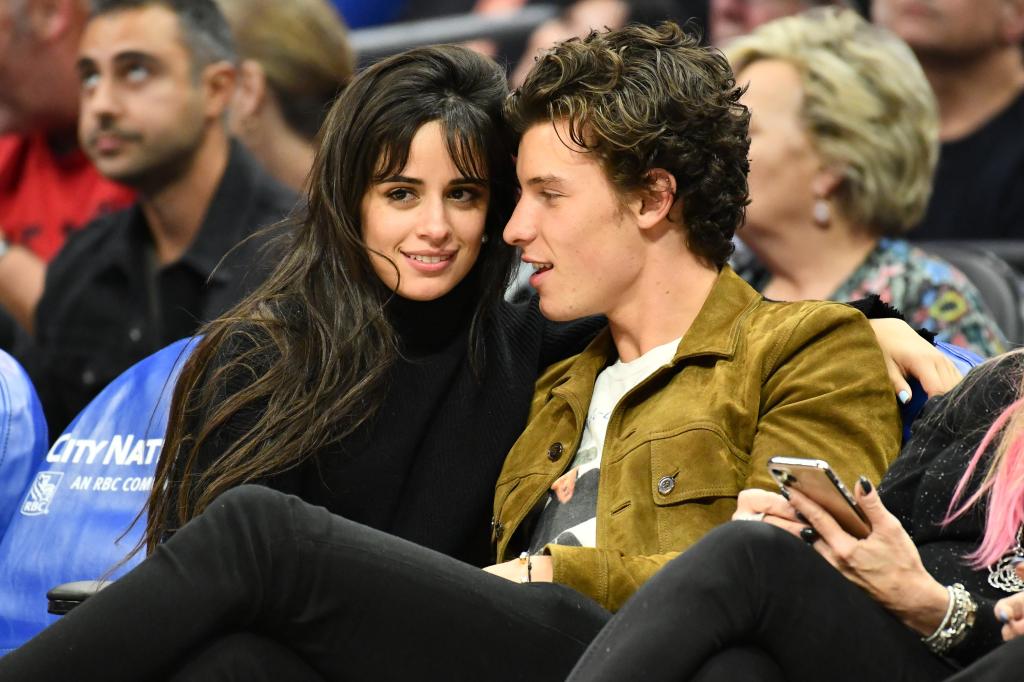 Camila Cabello and Shawn Mendes sitting together