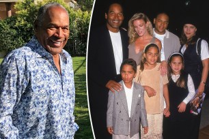 OJ Simpson, Nicole Brown Simpson and his kids