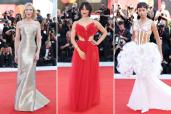 Cate Blanchett, Jenna Ortega and Taylor Russell on the Venice Film Festival 2024 red carpet.